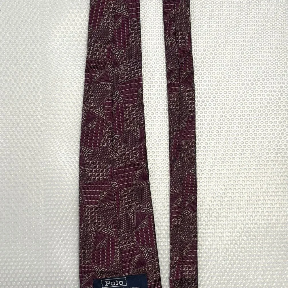 Polo by Ralph Lauren for Nordstrom Burgandy Tie - 1615